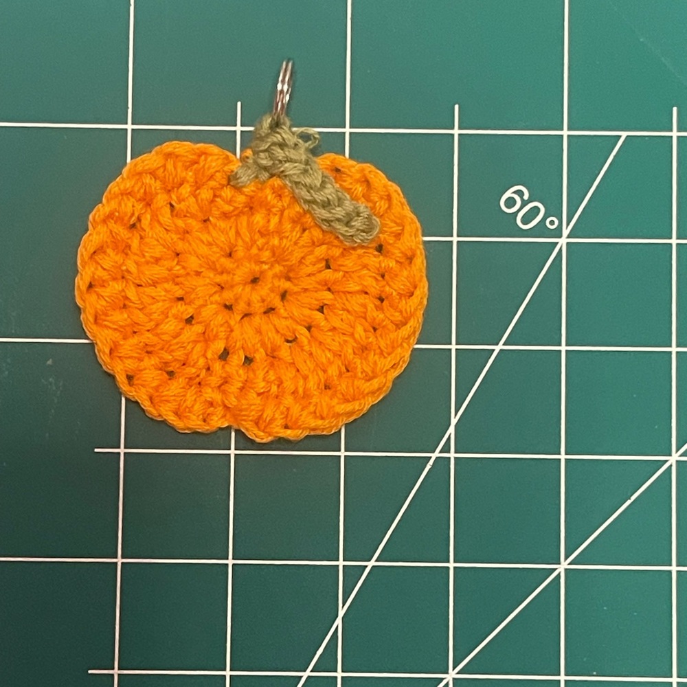 Pumpkin necklace charm